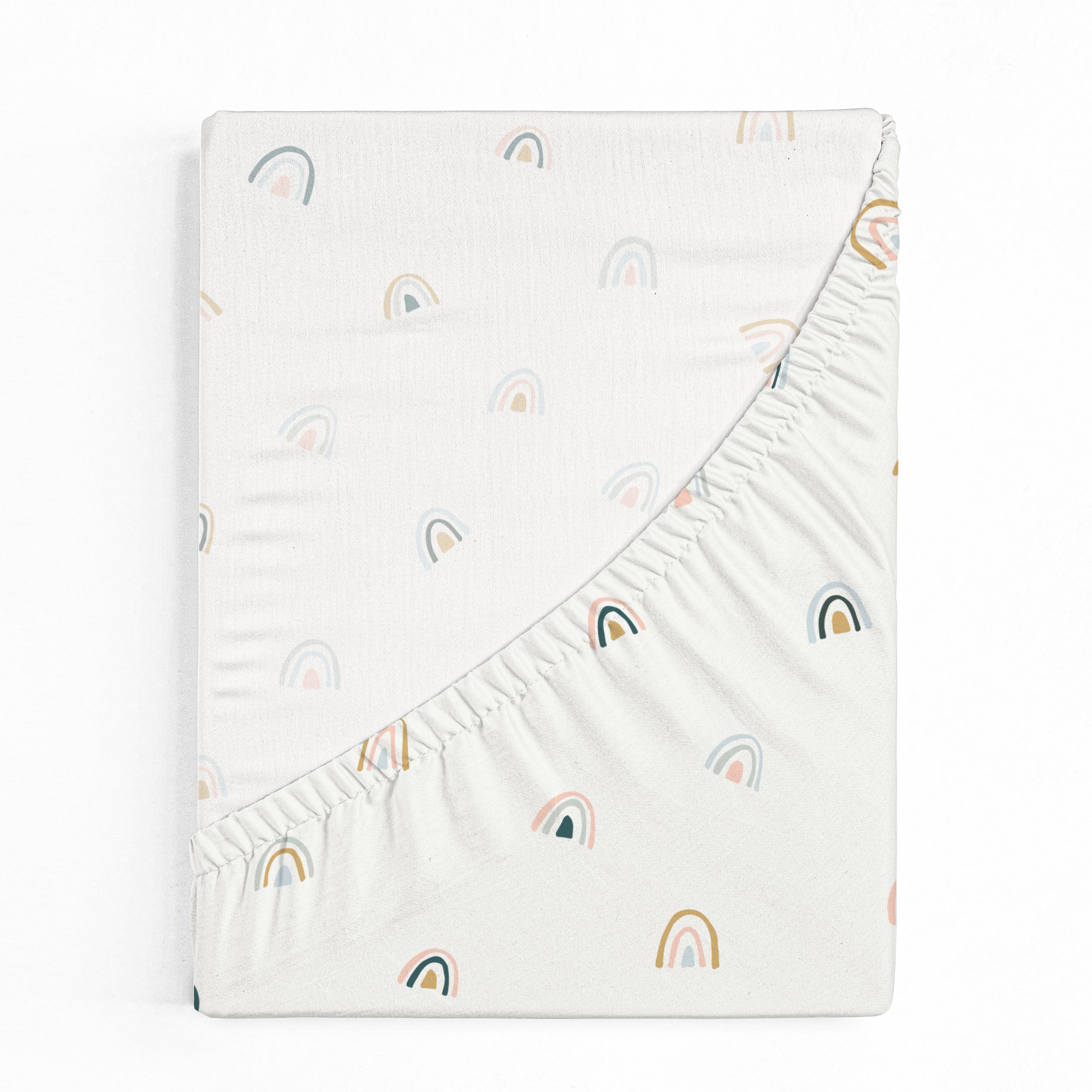 Organic Crib Sheet - Over The Rainbow - Image 3