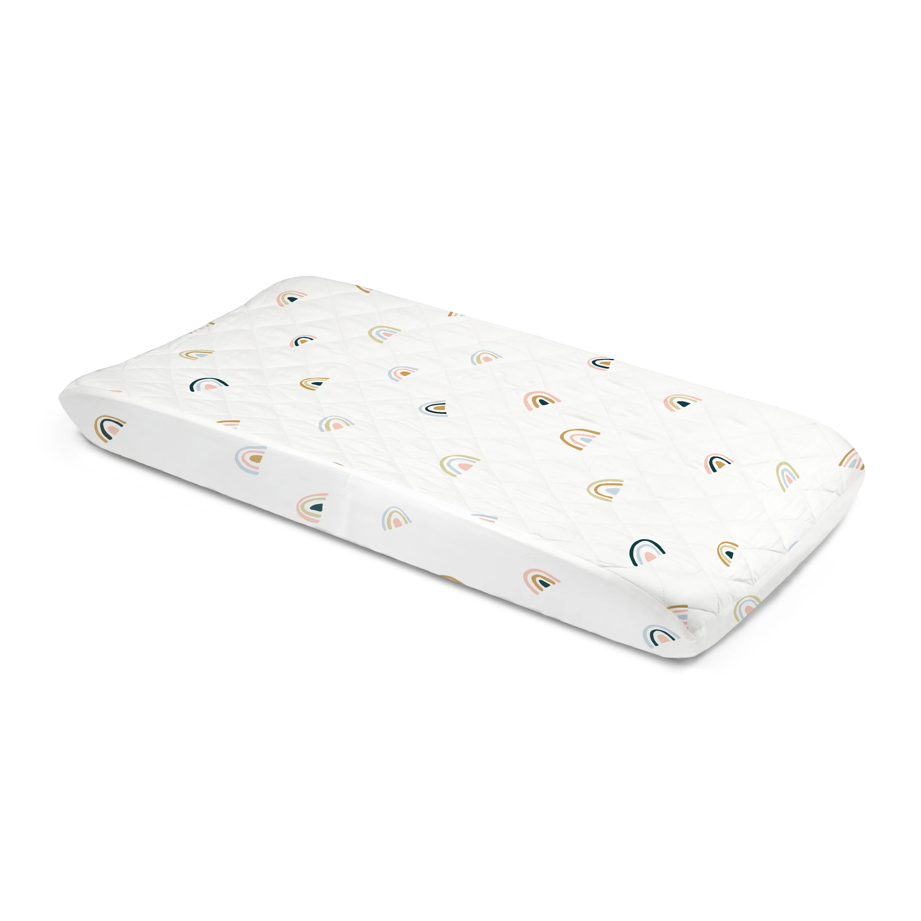 Organic Changing Pad Cover - Rainbow - Image 3