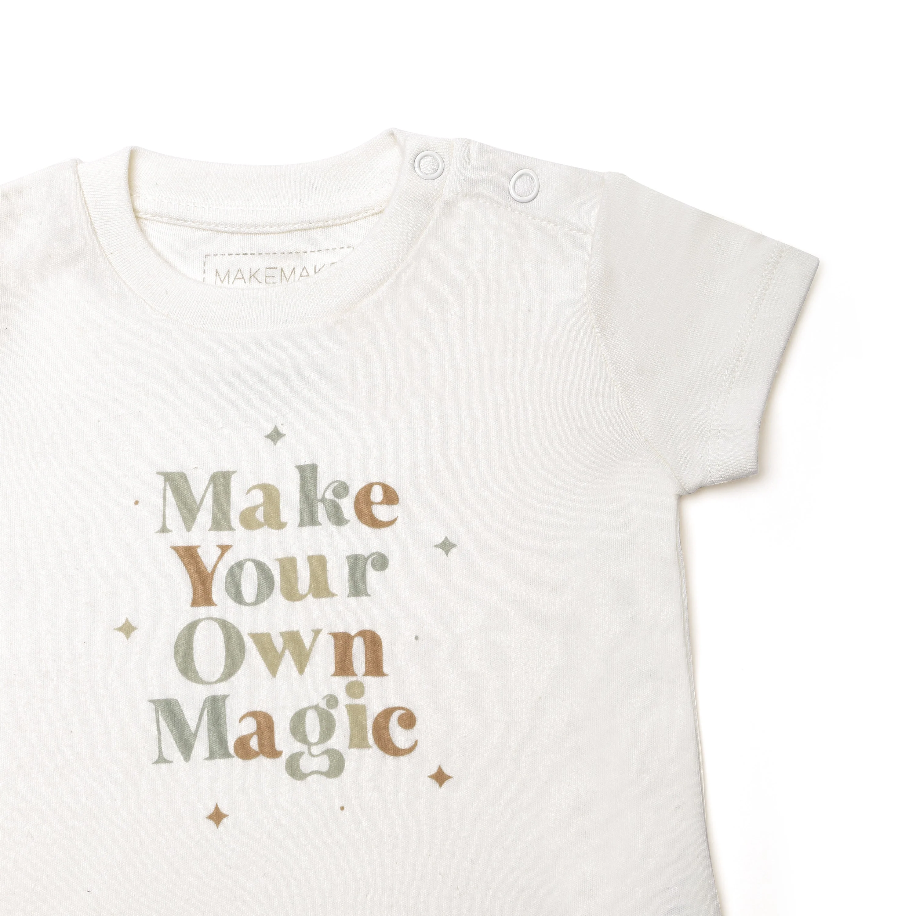 Organic Toddler T-shirt & Pant Set - Make Your Own Magic - Image 4
