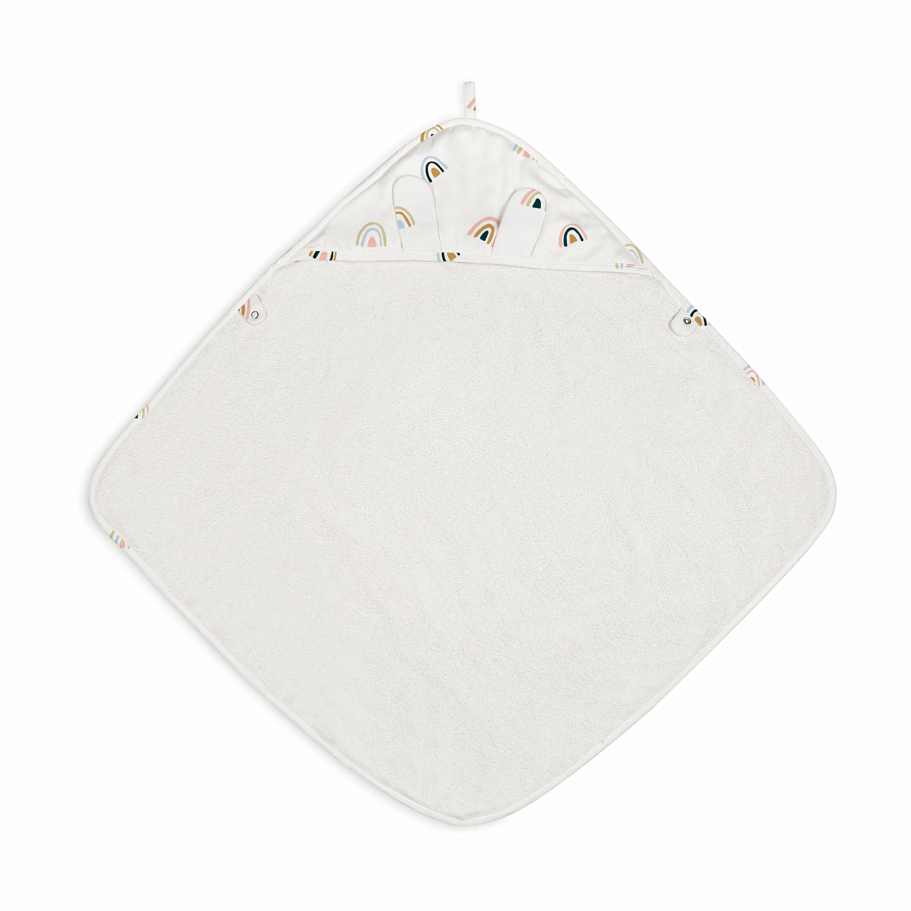 Organic Baby Towel - Rainbow - Image 4