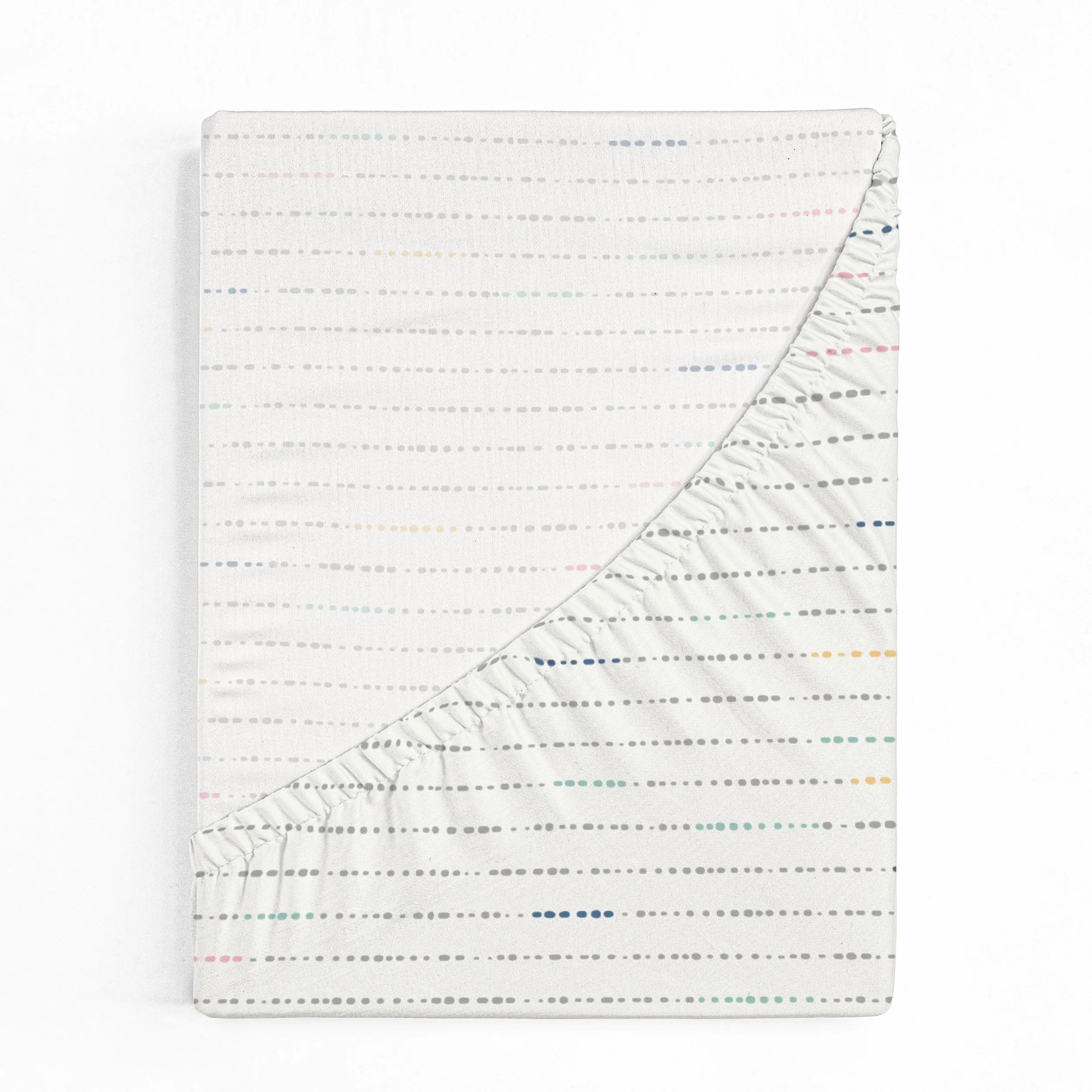 Organic Crib Sheet - Pebble Pop - Image 4