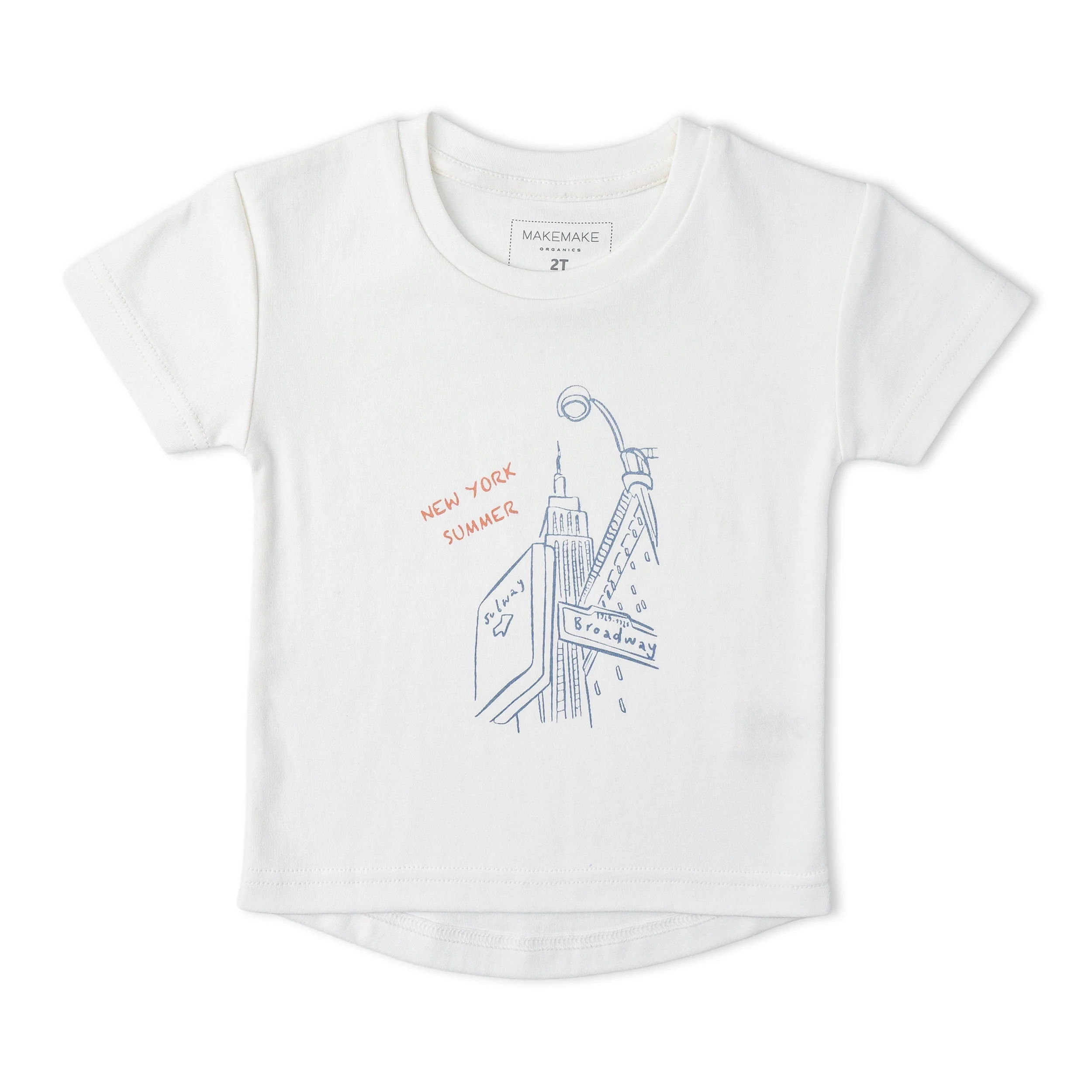 Organic Graphic Tee & Shorts Set - New York - Image 4
