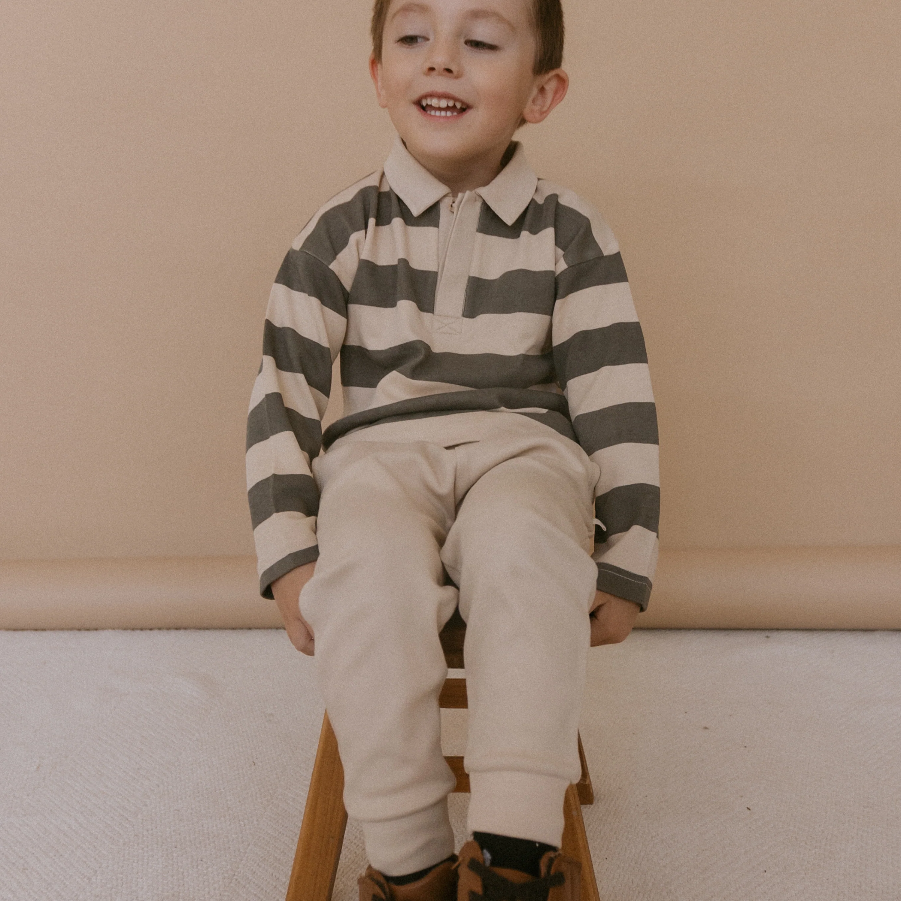 Organic Harem Pants - Oat - Image 3