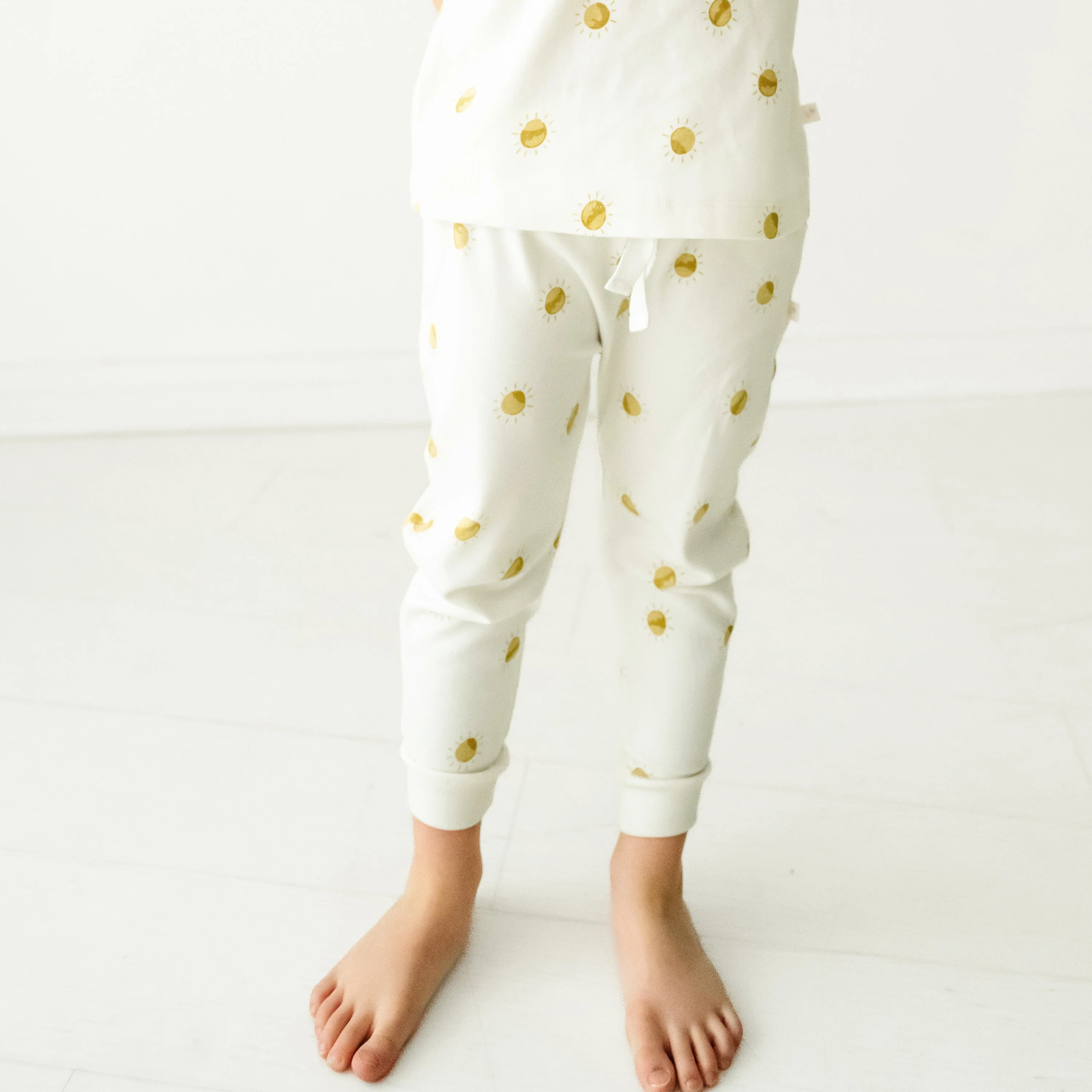 Organic Baby Toddler Harem Pants - Sunshine - Image 3