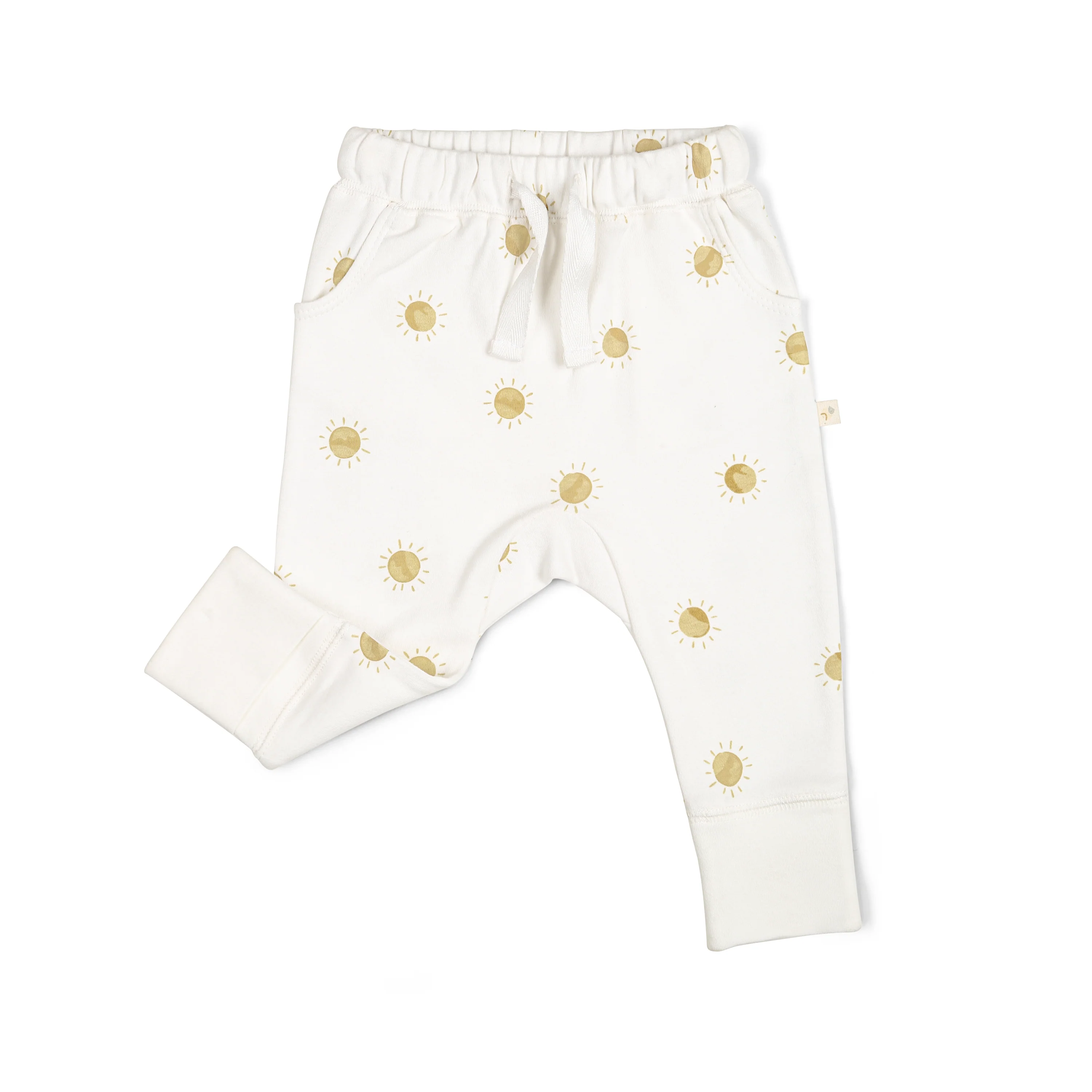 Organic Baby Toddler Harem Pants - Sunshine - Image 4