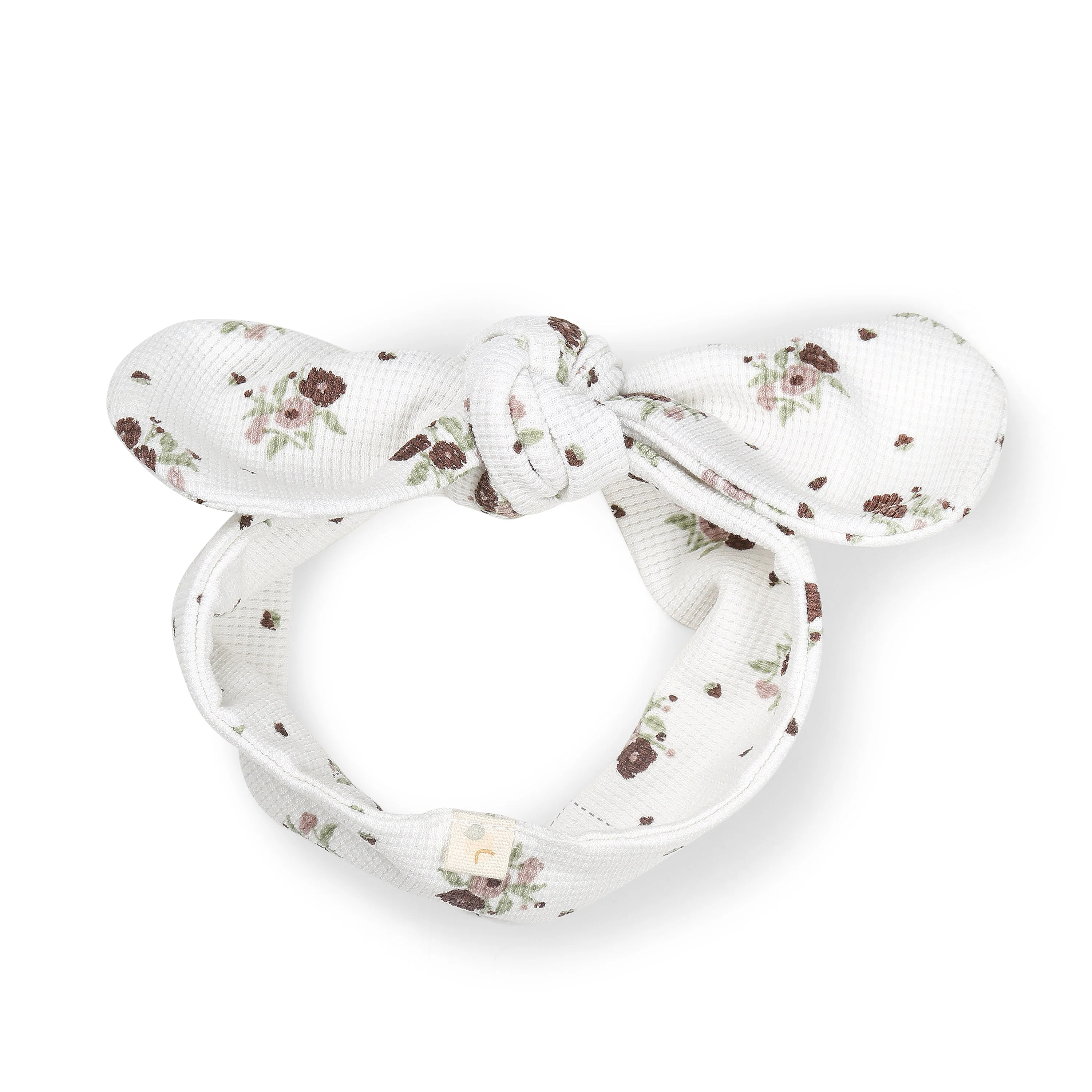 Organic Headwrap - Plum Ditsy - Image 4