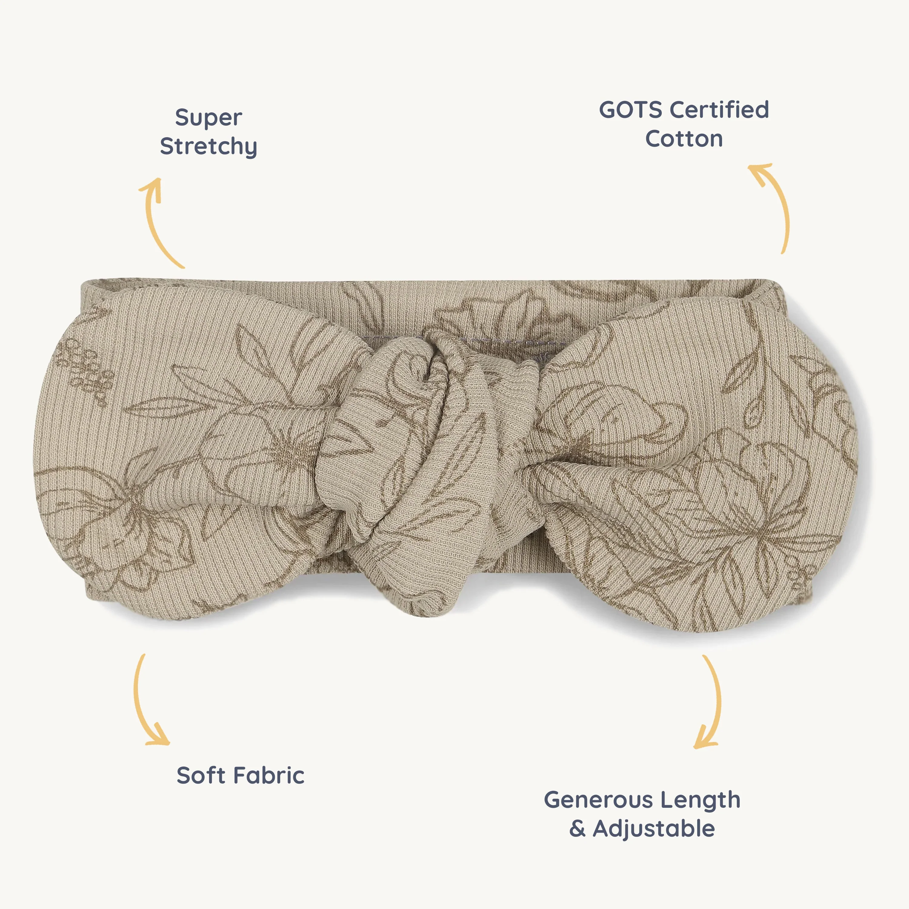 Organic Headwrap - Vintage Bloom - Image 5