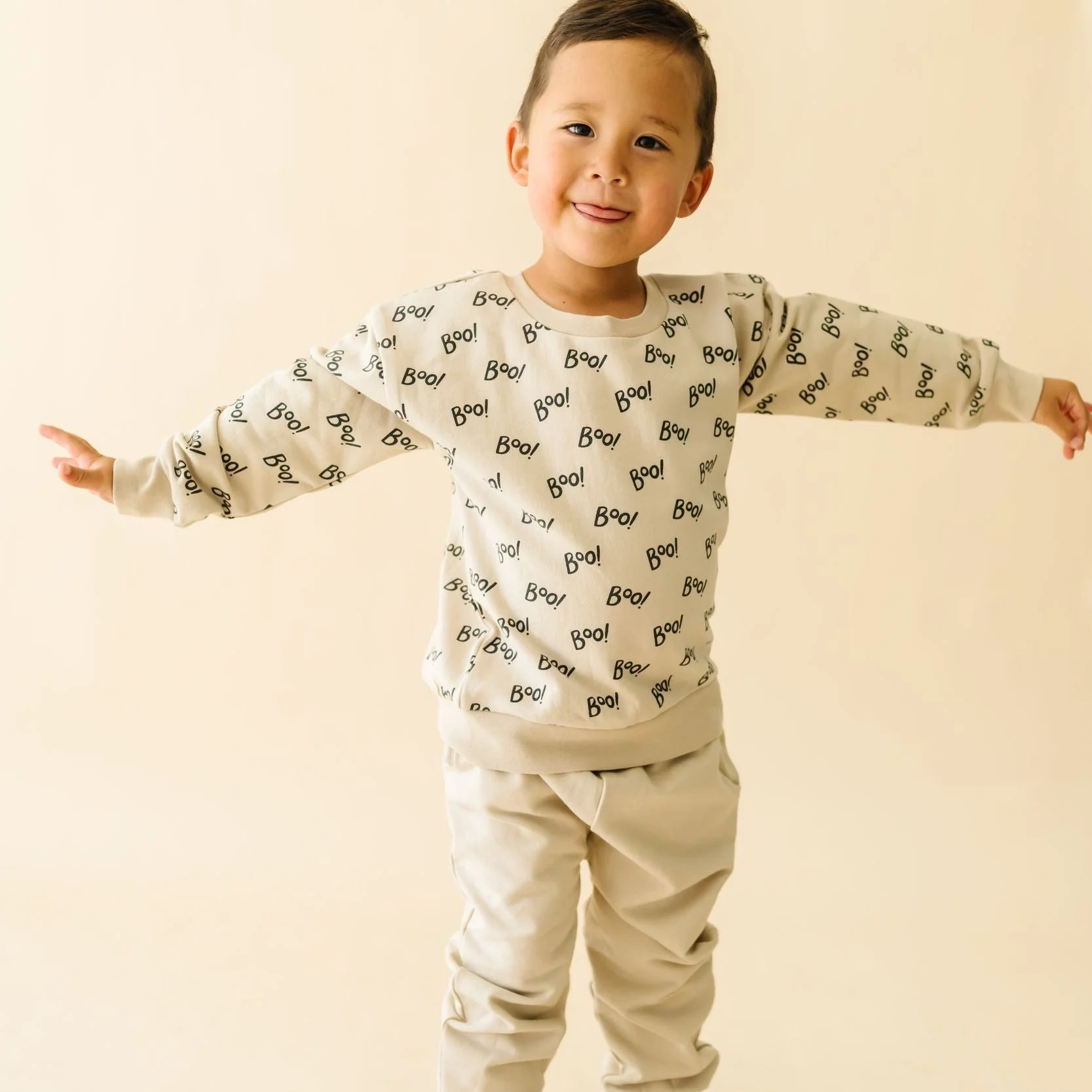 Organic Fleece Sweatshirt - Boo - Image 3