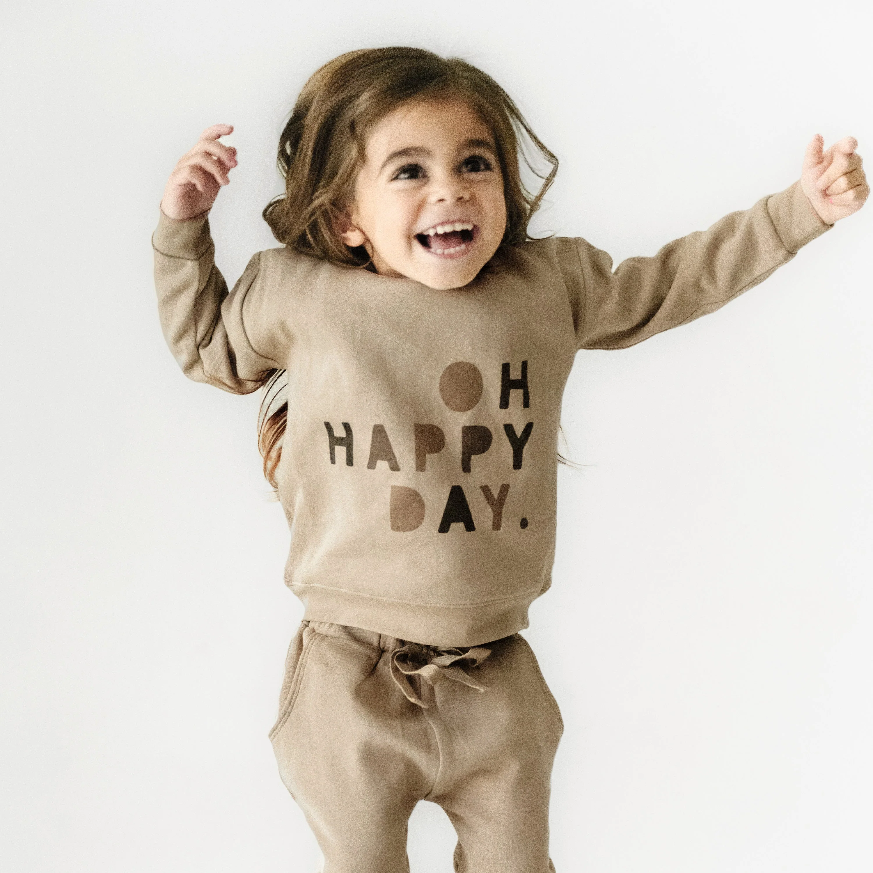Organic Kids Sweatshirt - Happy Day - Image 4