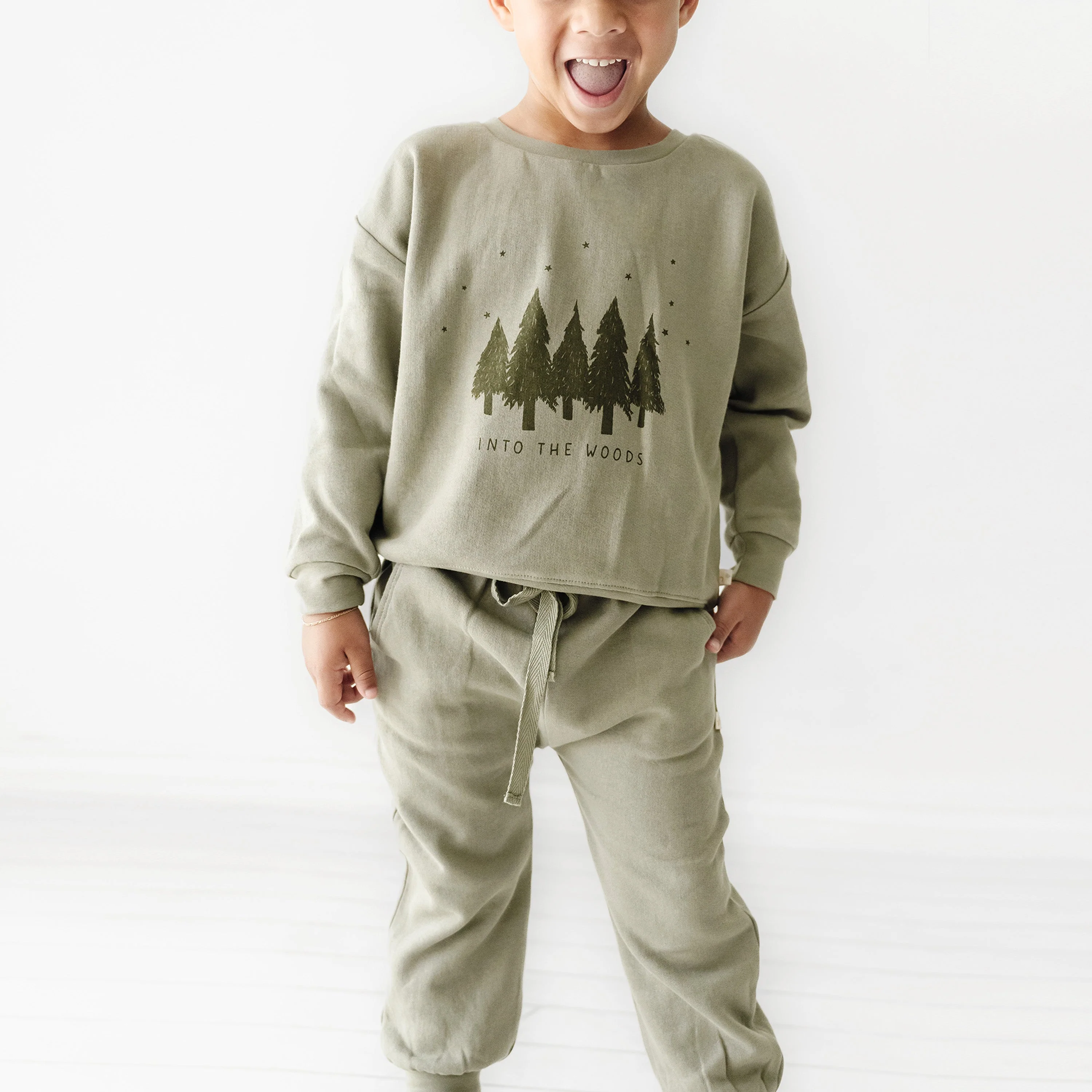 Organic Kids Sweatshirt - Woods - Image 3