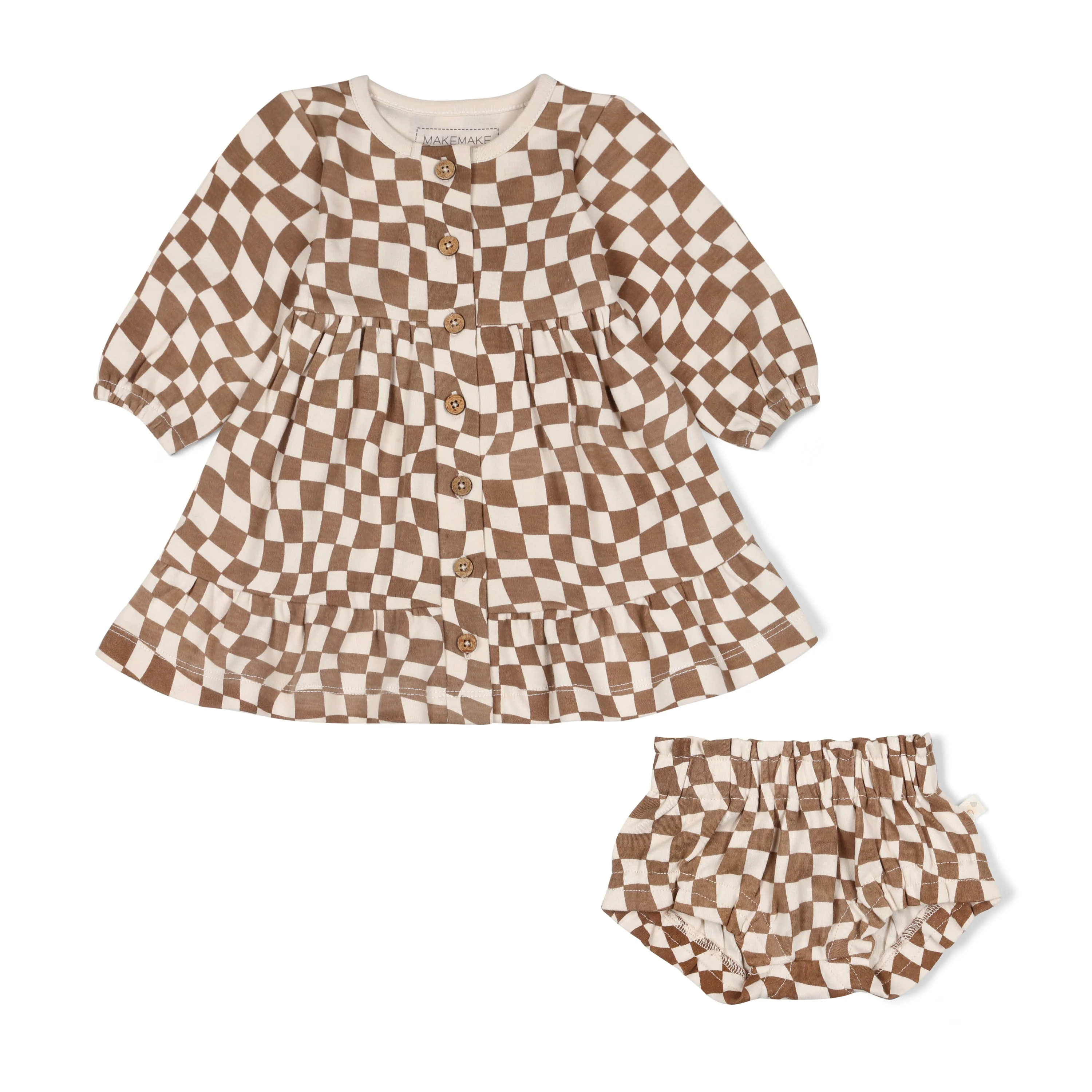 Organic Tiered Dress - Groovy - Image 4