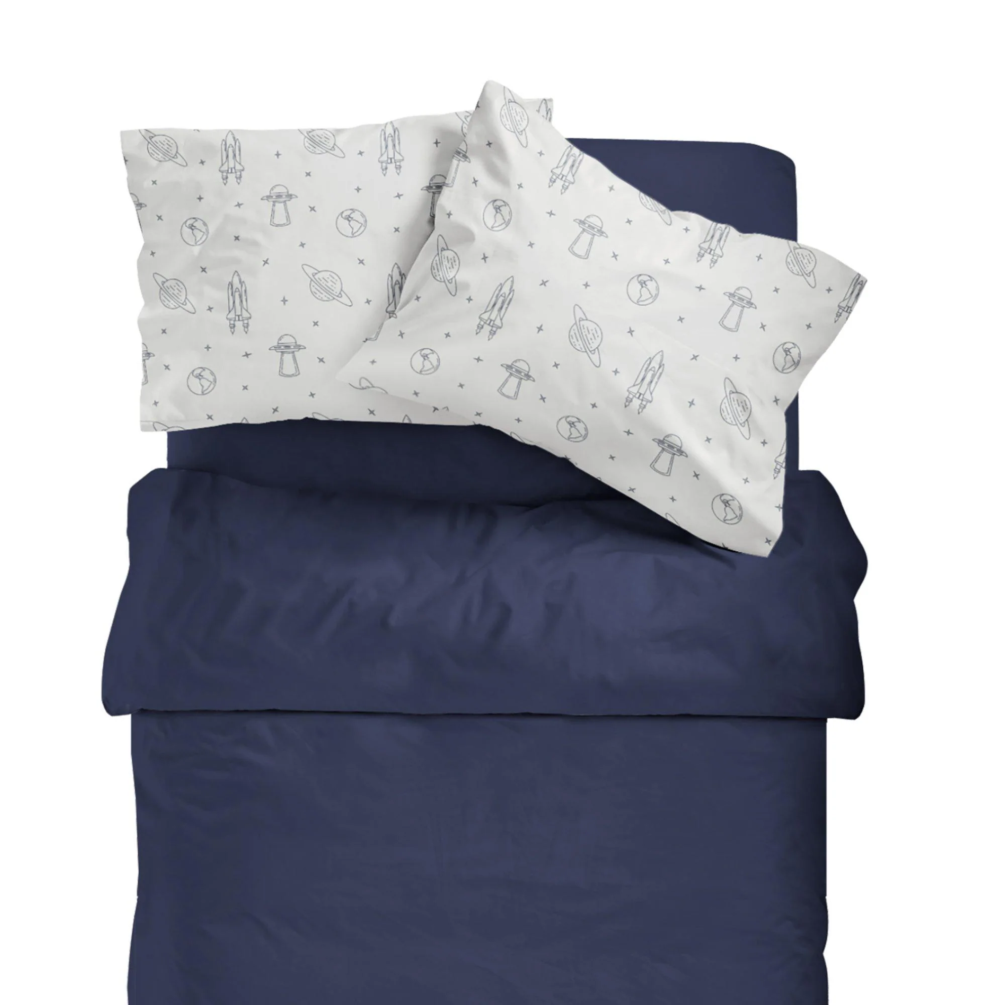 Organic Toddler Pillowcase - Astro - Image 4