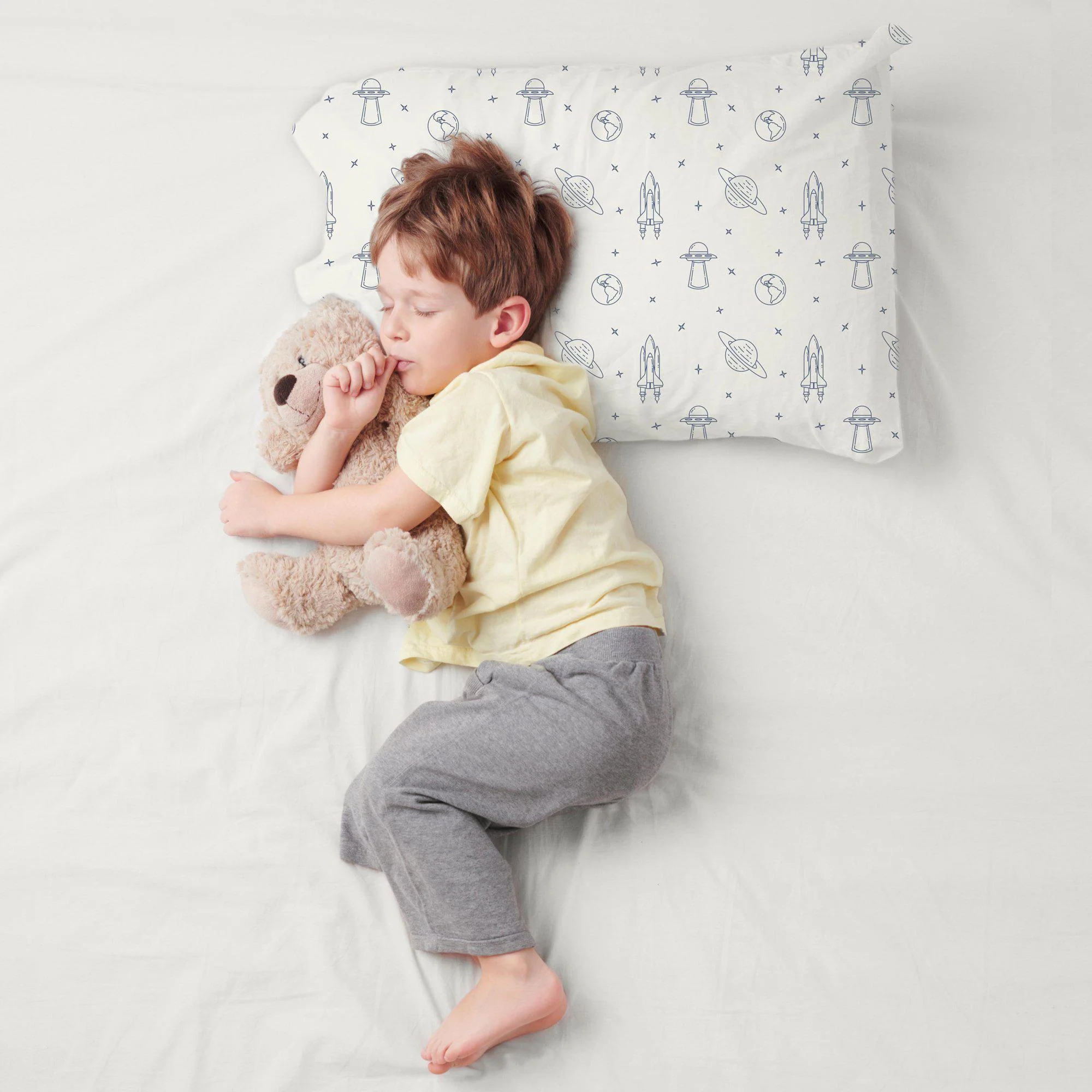Organic Toddler Pillowcase - Astro - Image 6