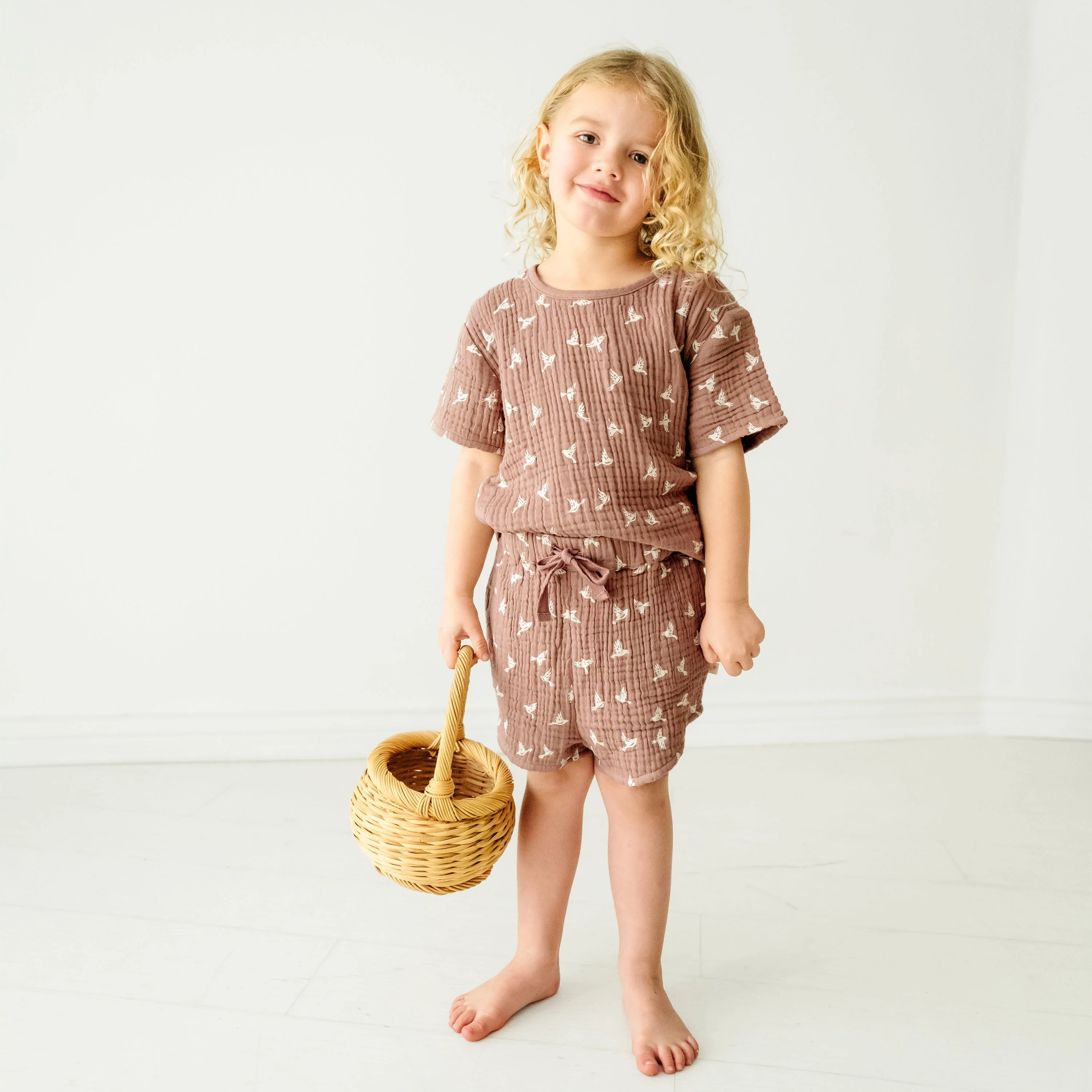 Organic Baby Toddler and Shorts Set - Flock - Image 3