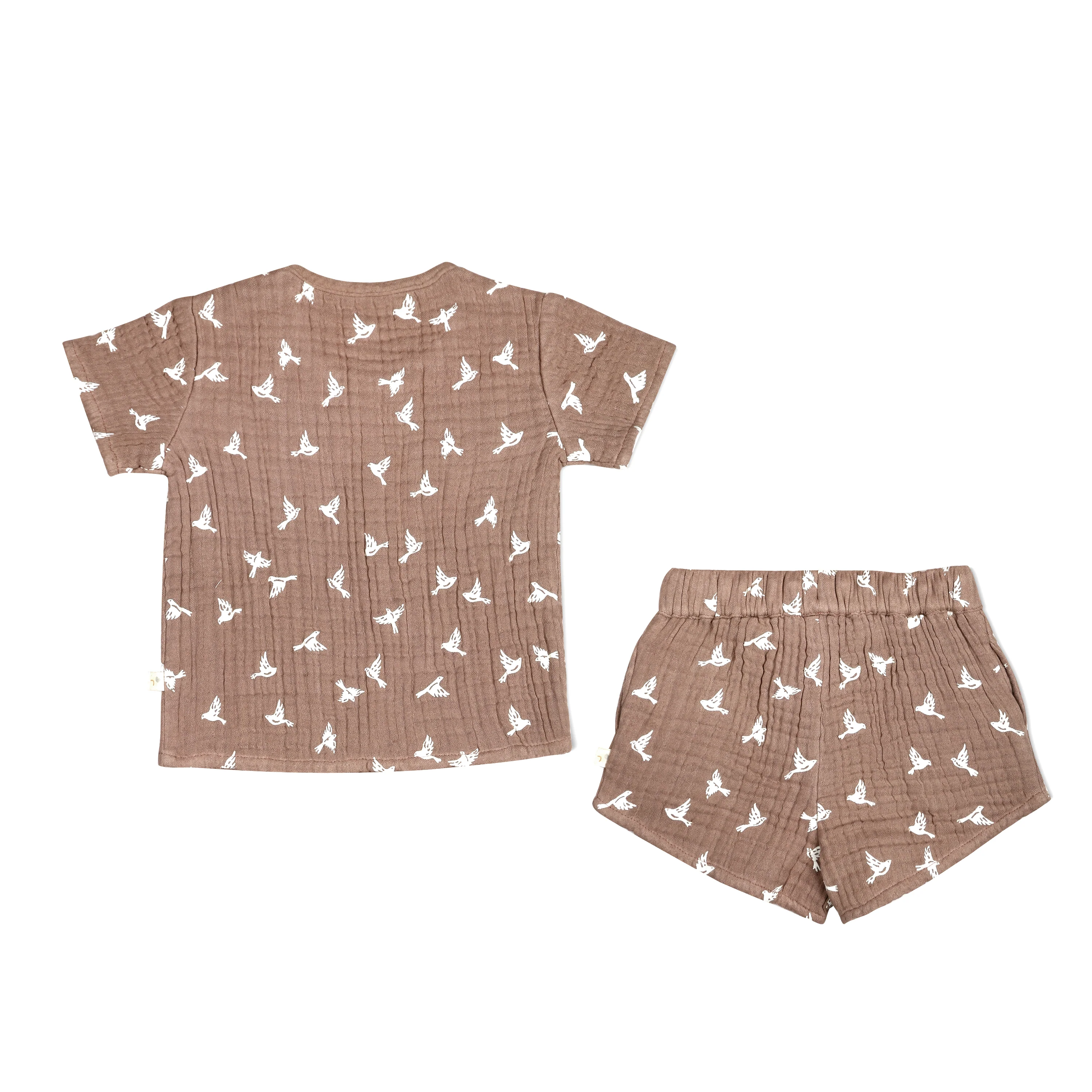 Organic Baby Toddler and Shorts Set - Flock - Image 4